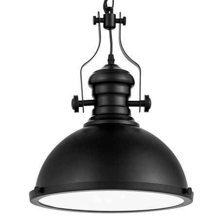 Crna industrijska visilica, retro vintage metalna viseća lampa - ELIGIO