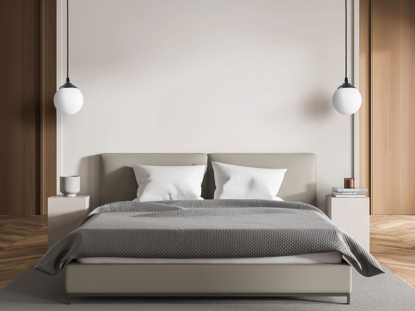 Pojedinačna visilica, crna viseća lampa, bijela staklena kugla, kuglasto sjenilo - FINO W1 - undefined slika 4
